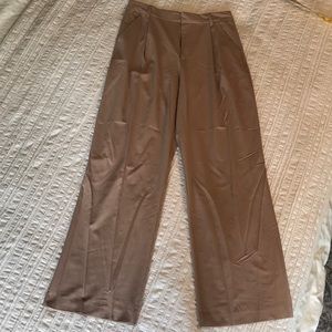 Zara Brown Wide Leg Pants